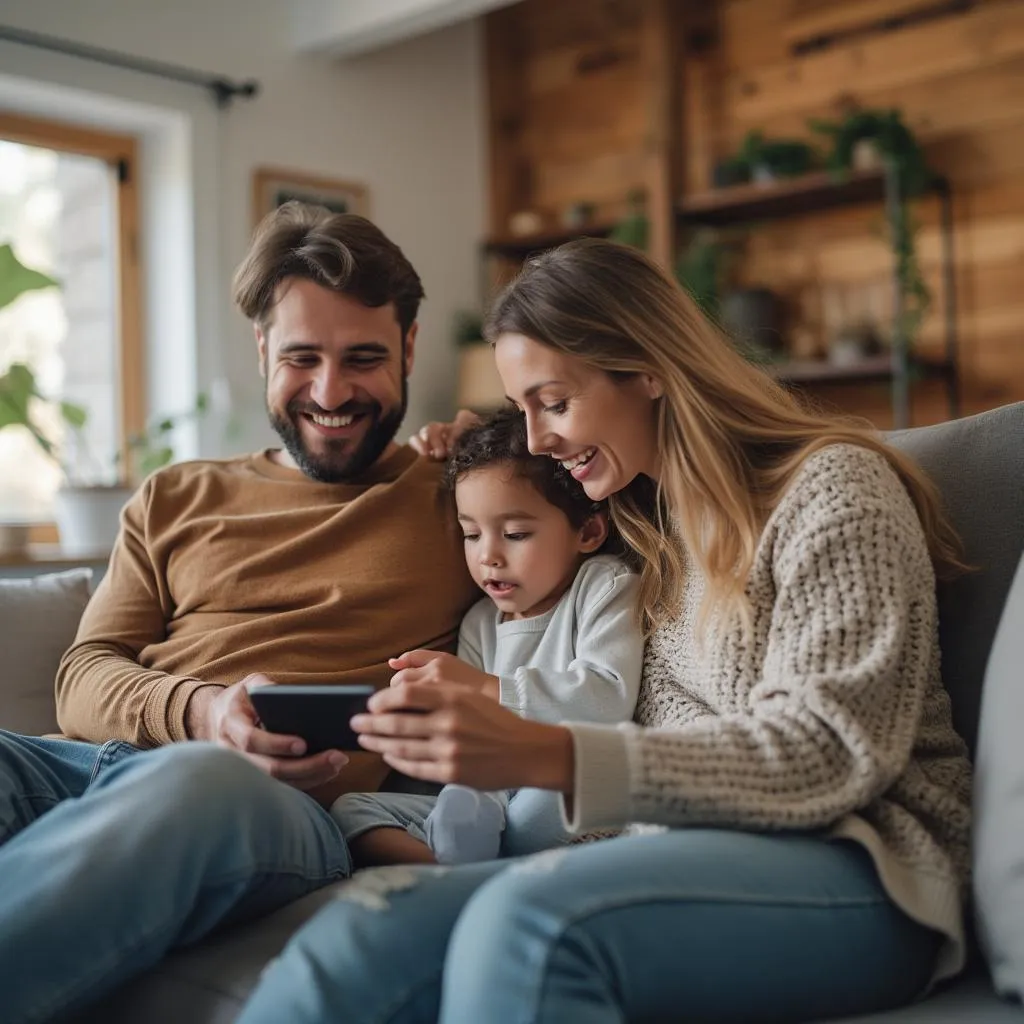 Rodina používa smart home